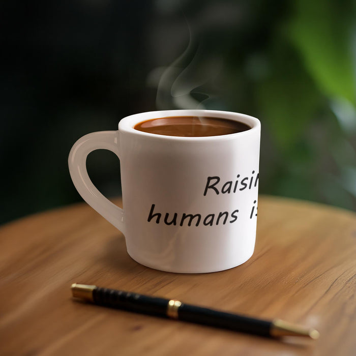 Rissing tiny human.. Mug