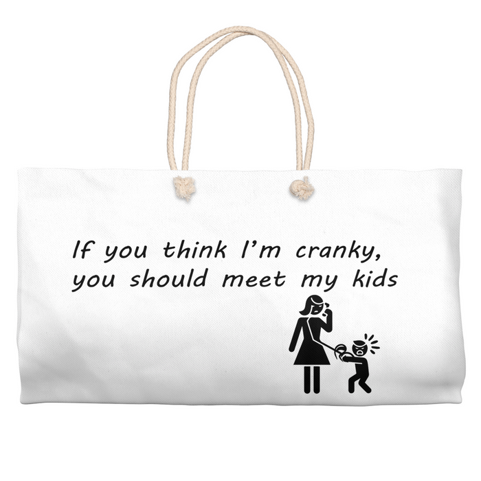 Meet my kids Weekender Totes